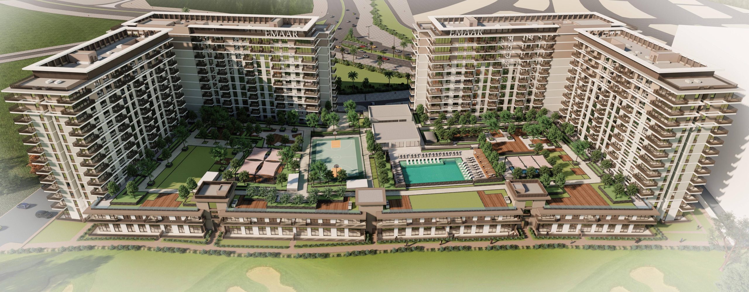 Golf Point (GA11) – Two Residential Buildings (G+P+11+Roof)